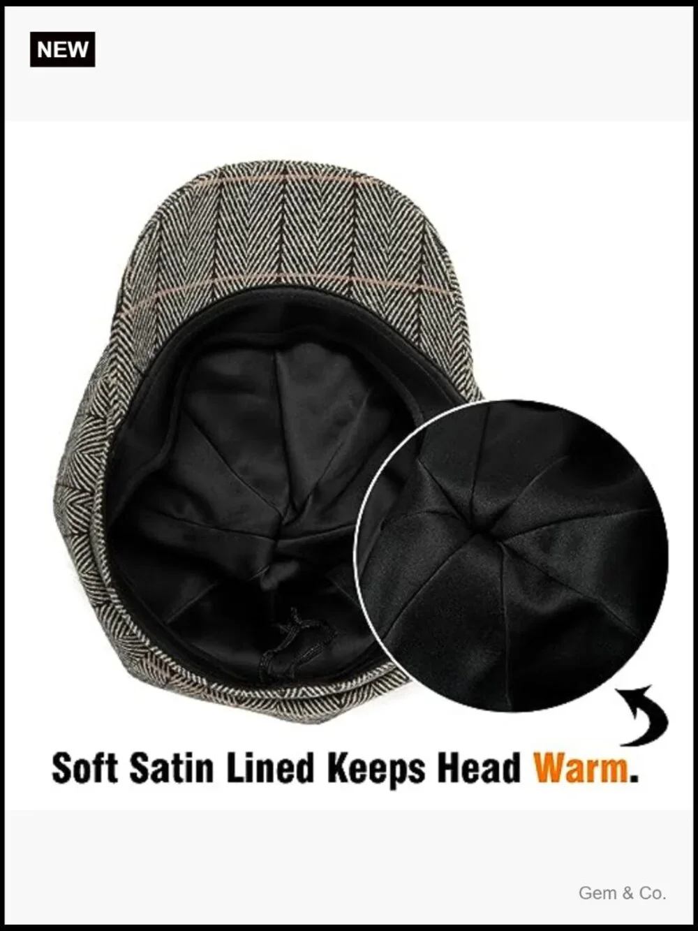 Womens Merino Fashion Newsboy Hat Wool Visor Beret Cabbie Cap